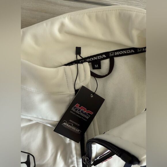 HRC Honda Racing Softshell Jacket Black Medium NWT - Picture 8 of 8